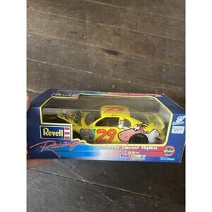 1997 REVELL Yellow DieCast Race Car 1:24 Cartoon Network Flintstones Grissom New